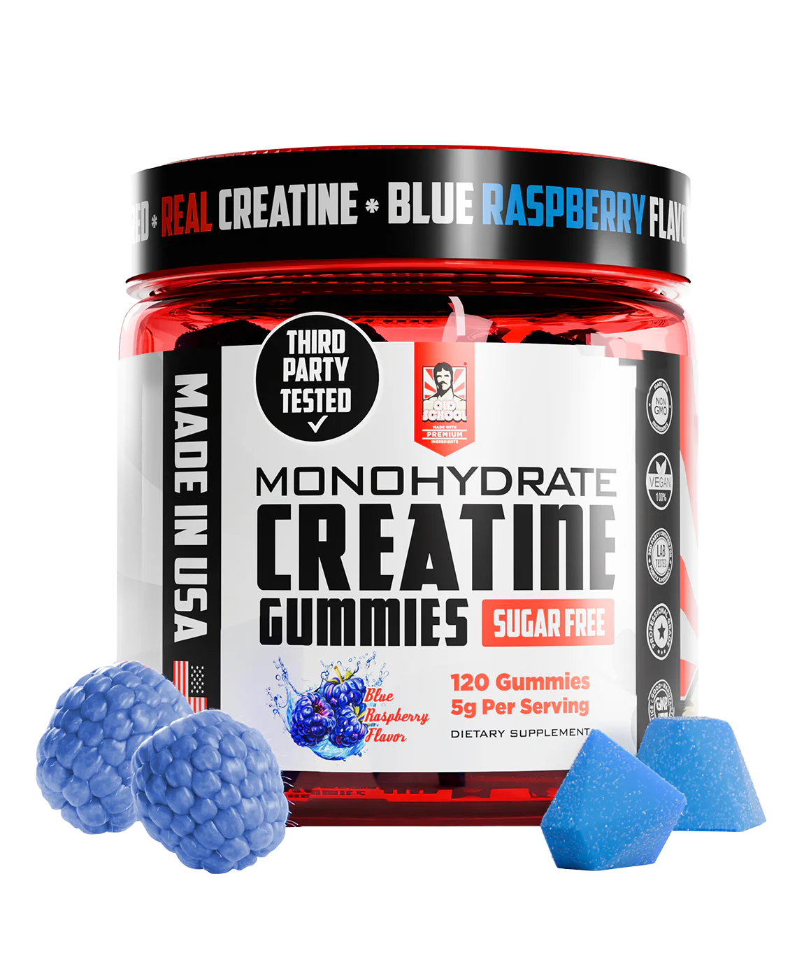 Old School Labs Creatine Gummies 藍莓味